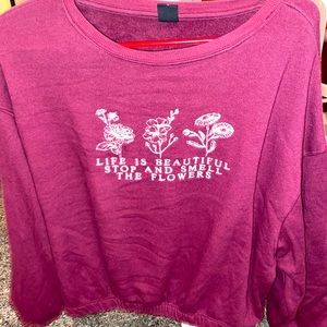 “life is beautiful smell the flowers” VINTAGE